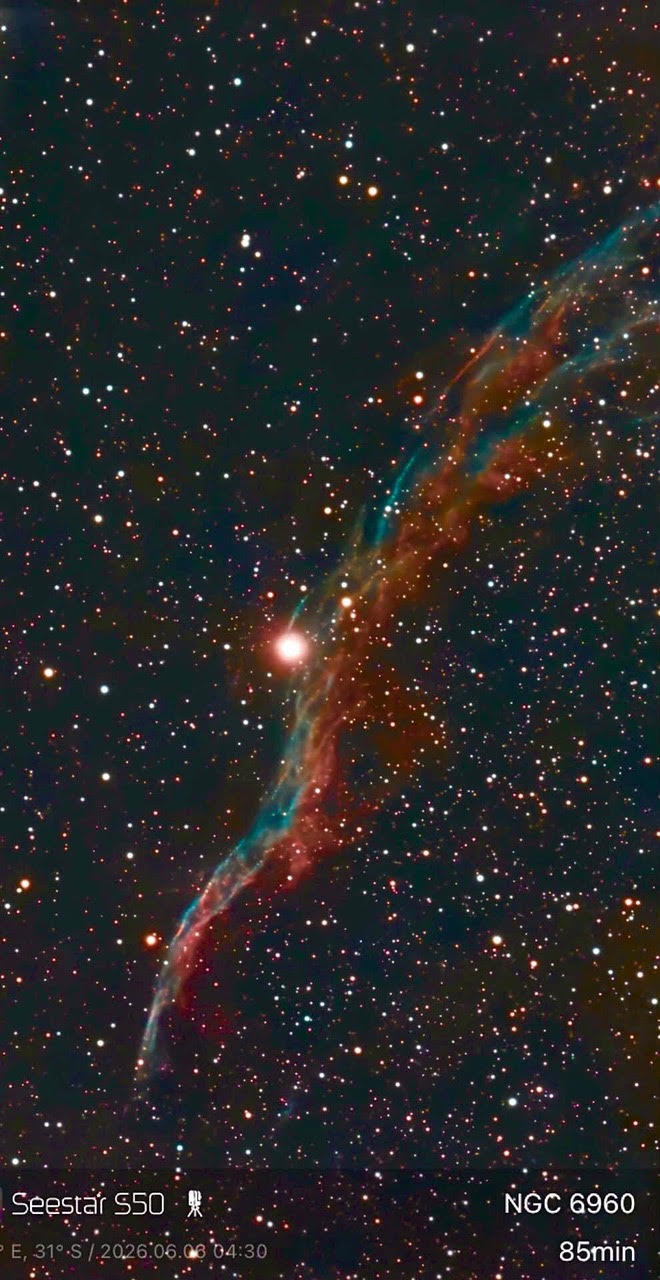 Dark night sky photographed during a stargazing experience